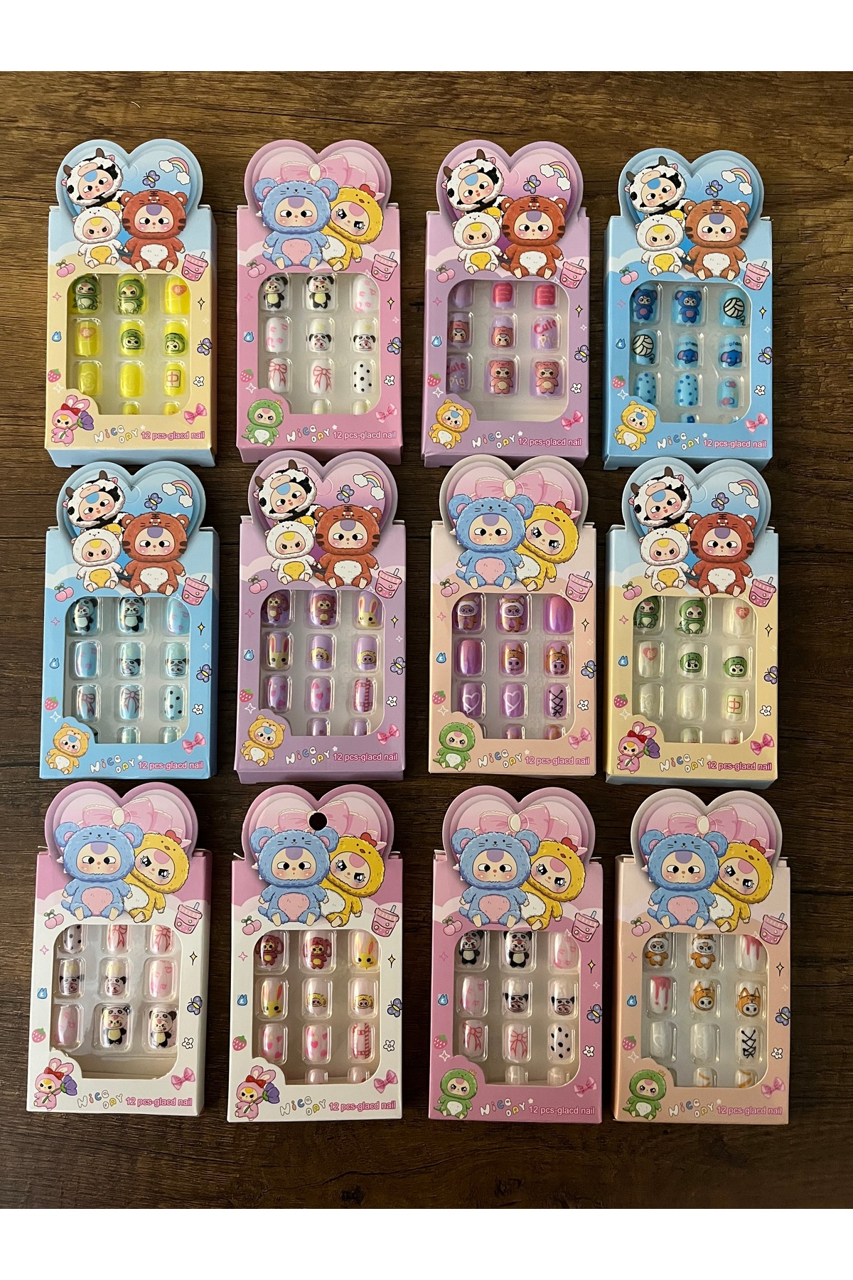 synshop 1 Paket Çocuk Takma Tırnak Yapışkanlı fotoğrafı 7 (önizleme)