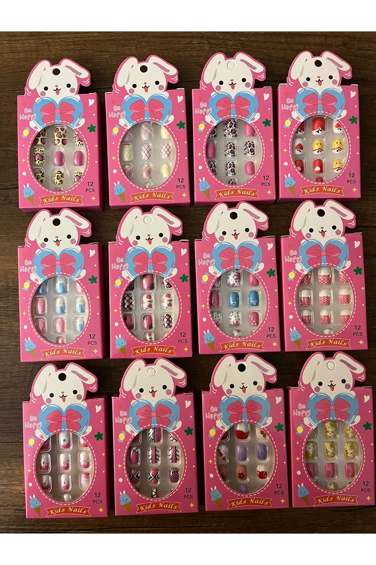 synshop 1 Paket Çocuk Takma Tırnak Yapışkanlı fotoğrafı 6 (önizleme)