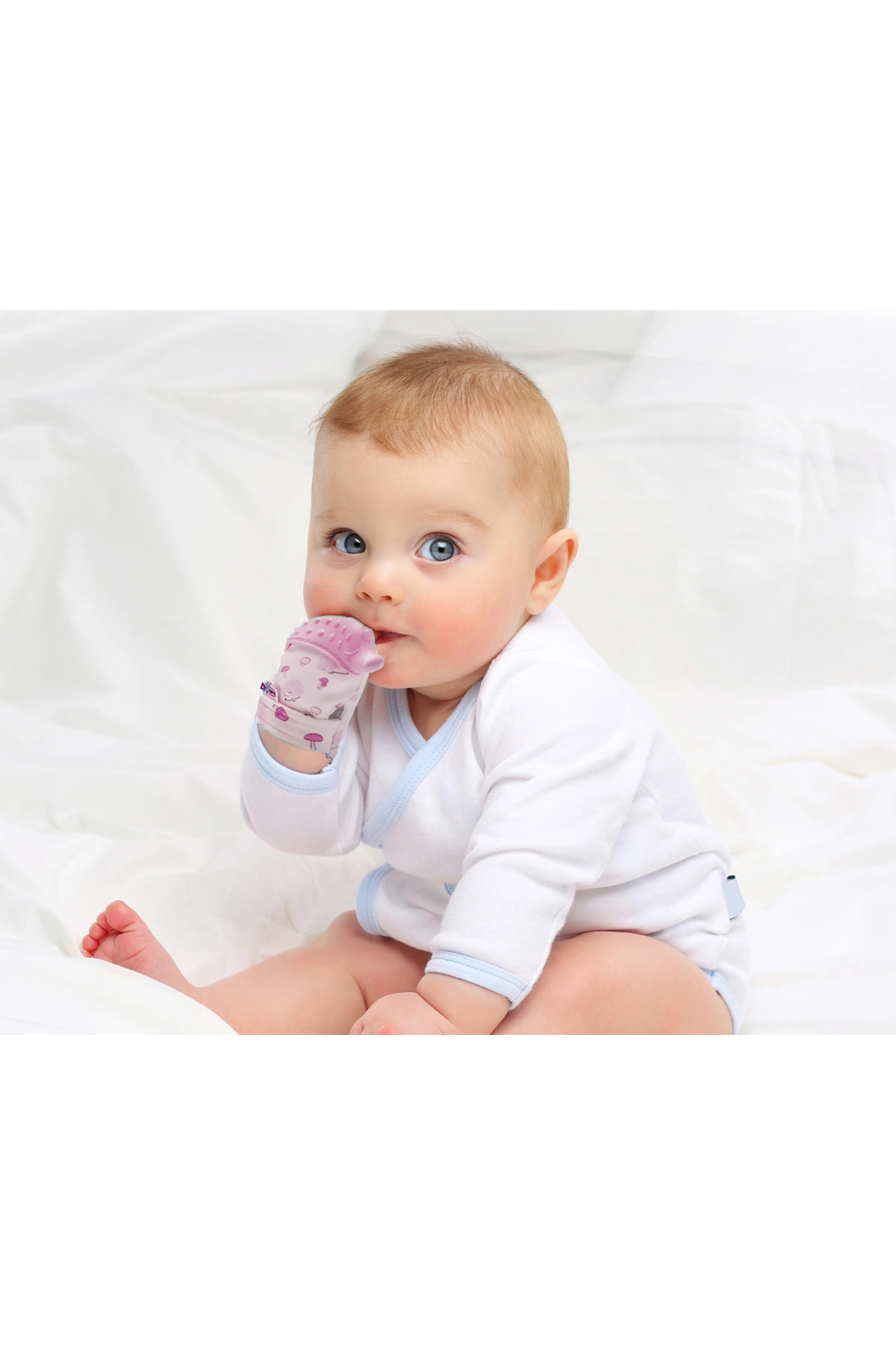 Babyjem Diş Kaşıyıcı Eldiven Kirpi 612 Pembe fotoğrafı 2 (önizleme)