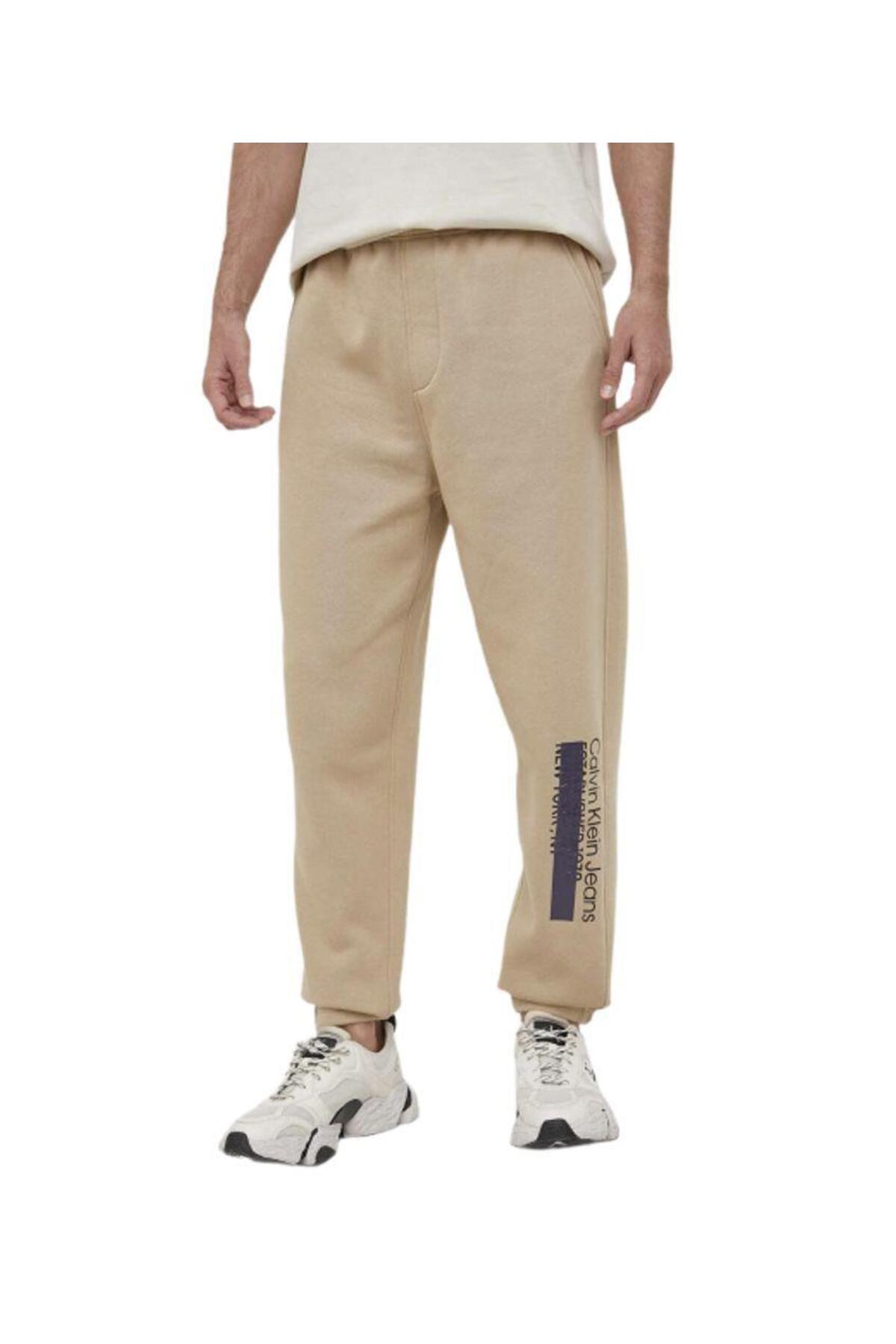 شلوار گرمکنمردانهCalvin Klein Jeansبژ
