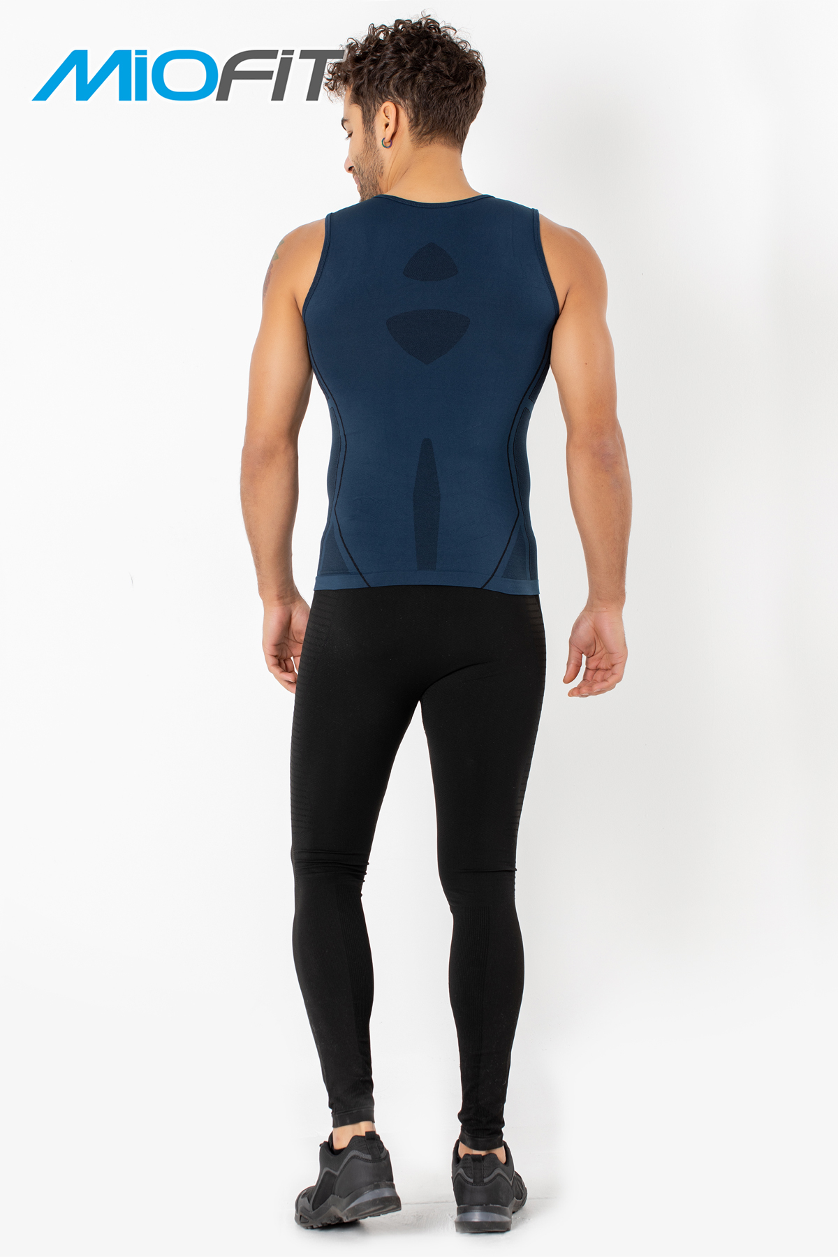 MioFit Erkek Breathable Mesh Dikişsiz Spor Atlet görsel 5