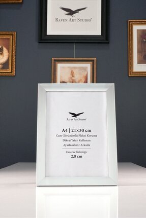 Raven Art Studio Potala A4-21x30cm Gümüş Resim Fotoğraf Belge Poster Evrak Çe...