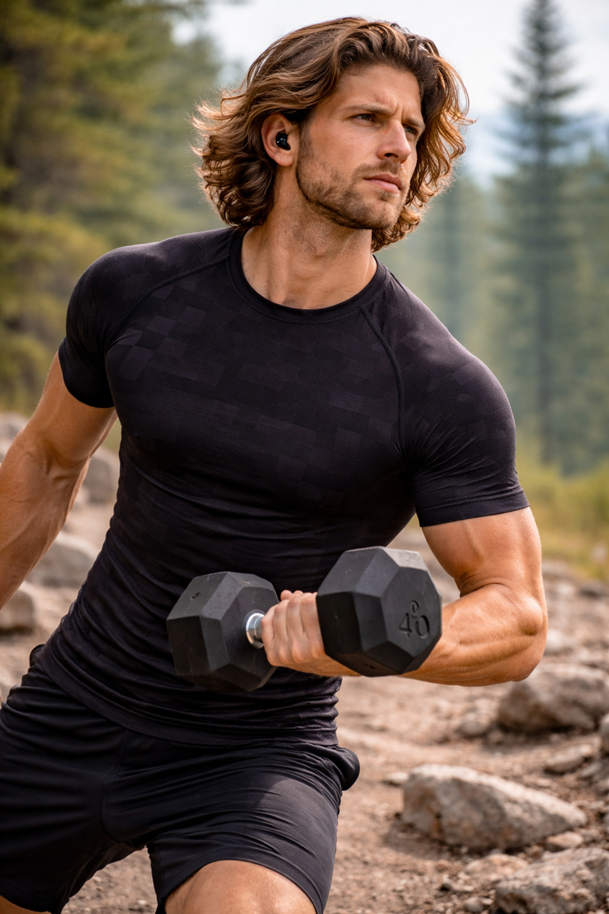 MioFit Erkek Lightweight Running Kısa Kollu Dikişsiz Spor Tişört görsel 4