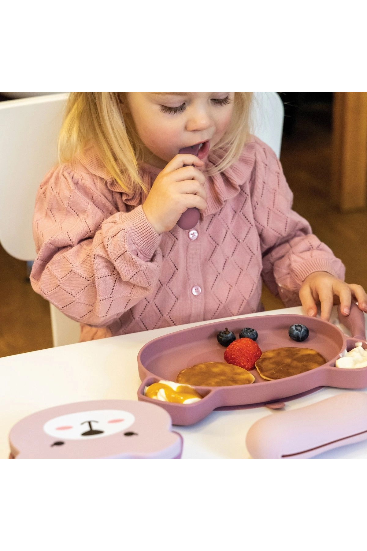 TUM TUM Silikon Beslenme Seti Betsy Bear (5 Parça) fotoğrafı 5 (önizleme)