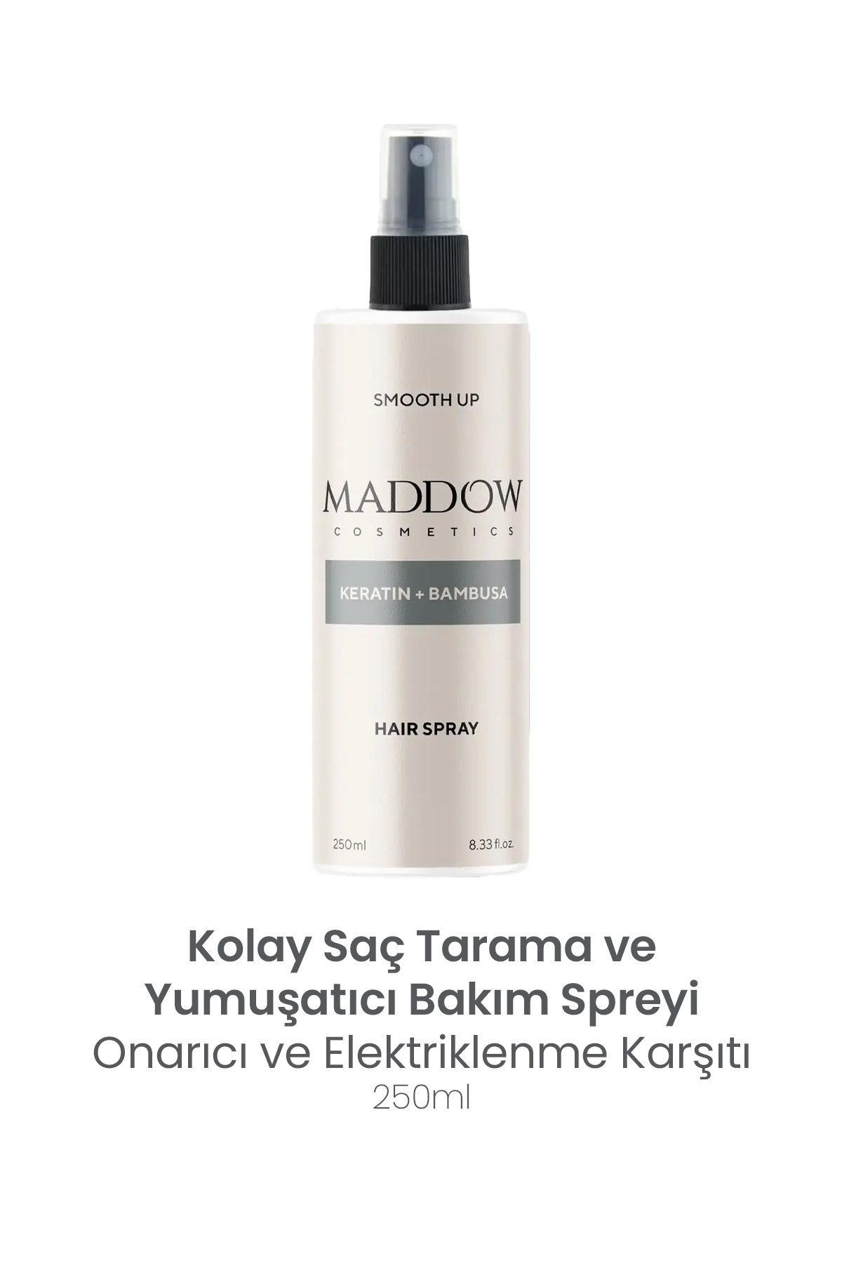 Elektriklenme Önleyici Karşıtı Keratinli Kolay Saç Tarama Bakım Spreyi Hacim Veren Onarıcı Bakım — MDDW0004
