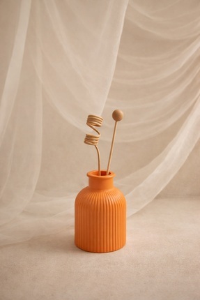 Atiye Studio El Yapımı Mini Taş Tozu Vazo – Minimal Modern Dekoratif Vazo Leg...