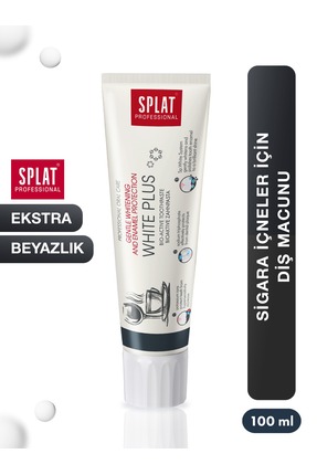 Splat Professional Diş Macunu White Plus 100 ml | Güçlü Beyazlık