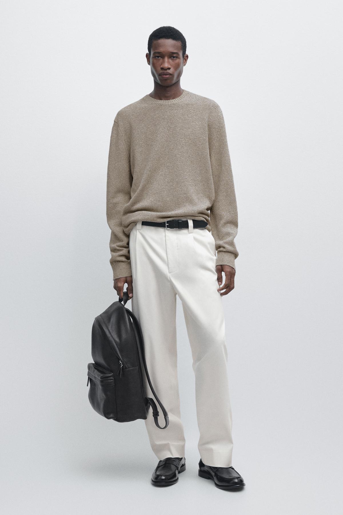 Cotton knitwear sweater