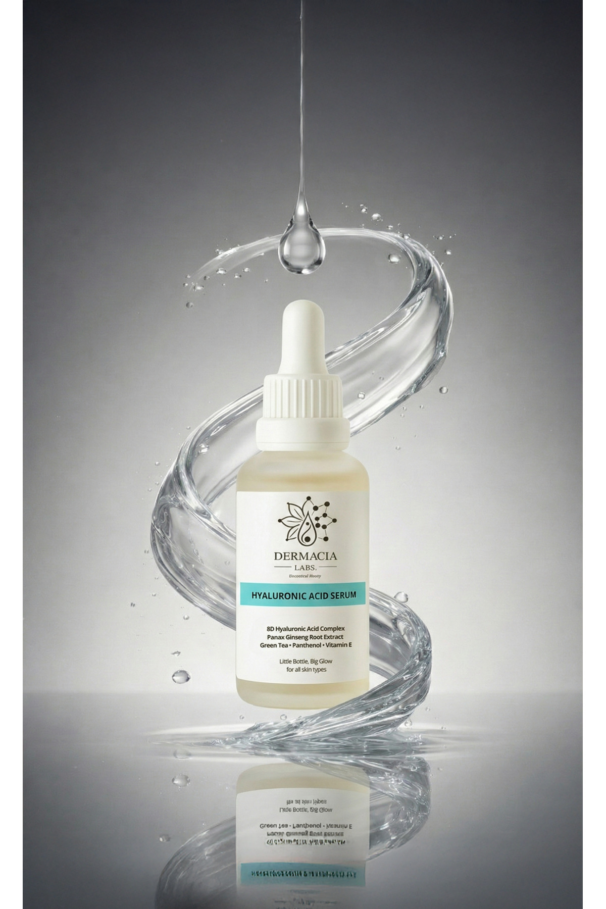Yoğun Nemlendirici, Onarıcı ve Yenileyici Hyaluronik Asit Serum 30 ml — DL-HYA30 — تصویر 3 از 4