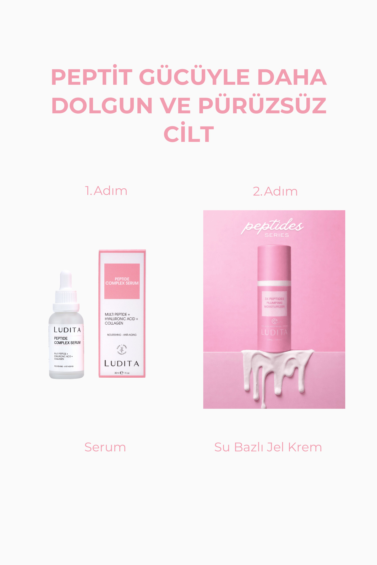 Peptit Kompleks Serum – İnce Çizgi ve Kırışıklık Karşıtı, Yoğun Nemlendirici — 202301007 — تصویر 5 از 5