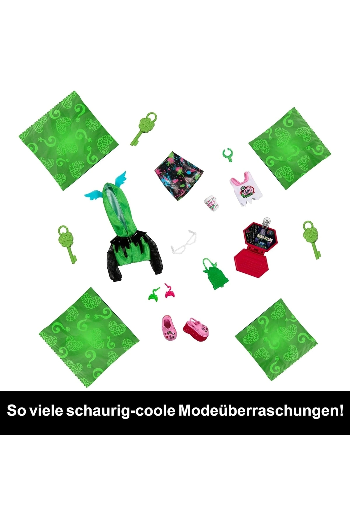 MONSTER HIGH Gizemli Arkadaşlar 3. Seri - Ghoulia Monster High™ bebek HNF81 fotoğrafı 5 (önizleme)