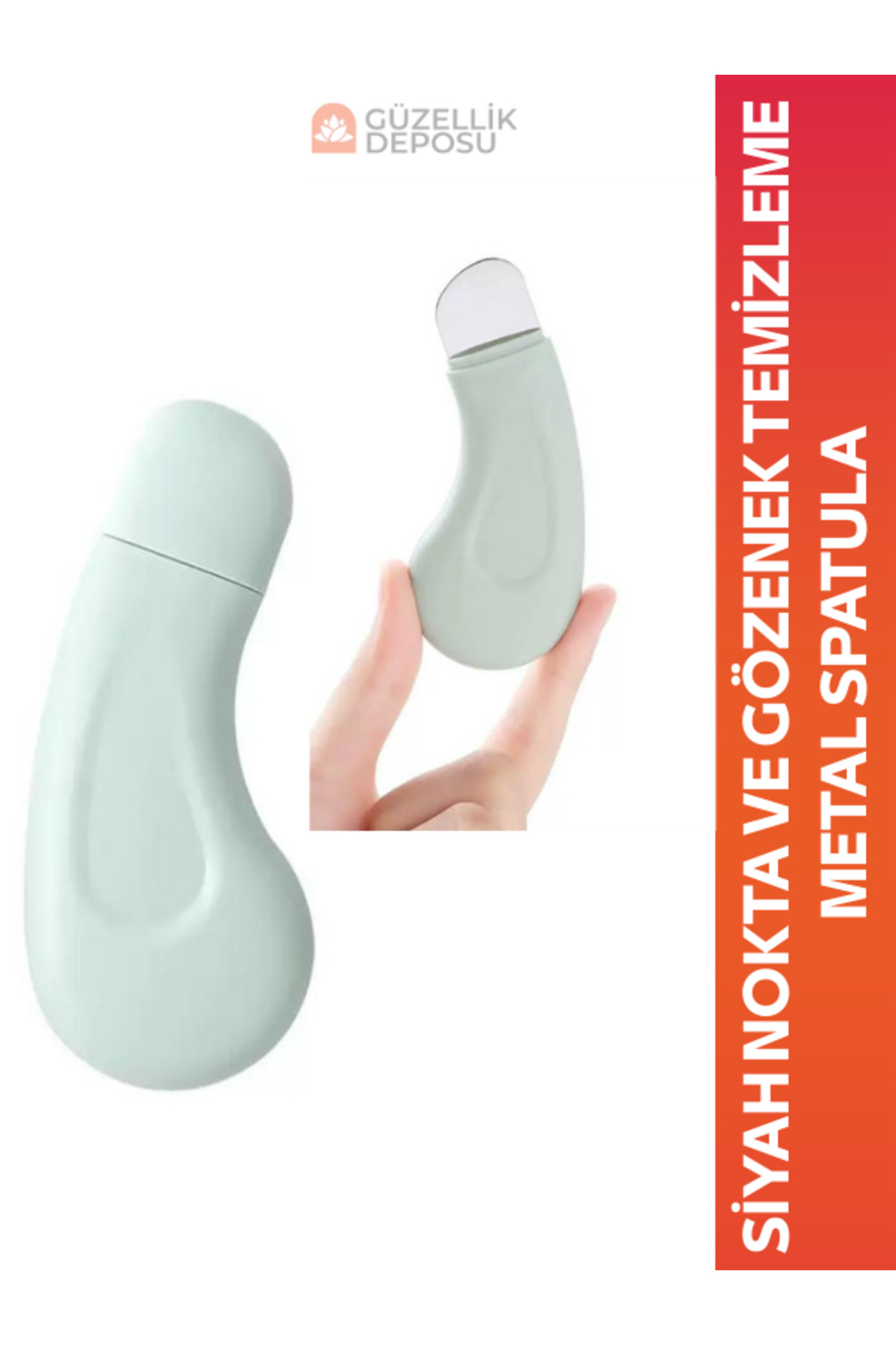 Pürüzsüz Cilt & Gözenek Arındırıcı Ergonomik Spatula — GZLCLT5 — تصویر 3 از 3