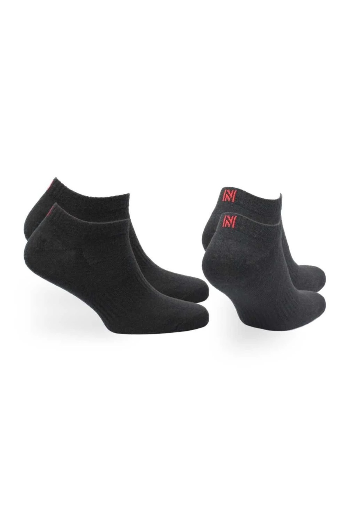 SHELDON LC Low Cut Merino Wool Outdoor Hiking Socks 2-Pack Black