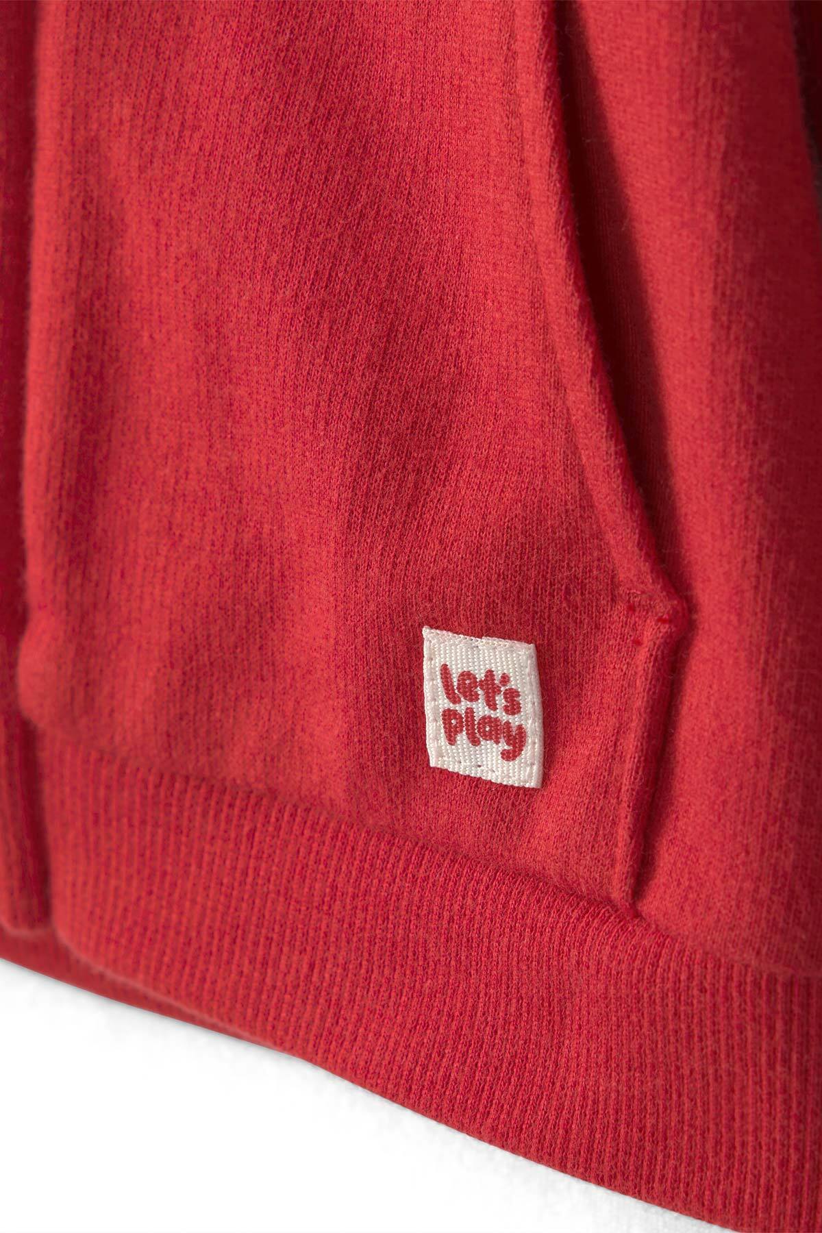 Carter's Erkek Bebek Hırka 3 Ay-24 Ay Kırmızı fotoğrafı 2 (önizleme)