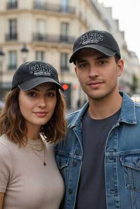 Aware Time Unisex Özle Yıkama Kot Kep Şapka