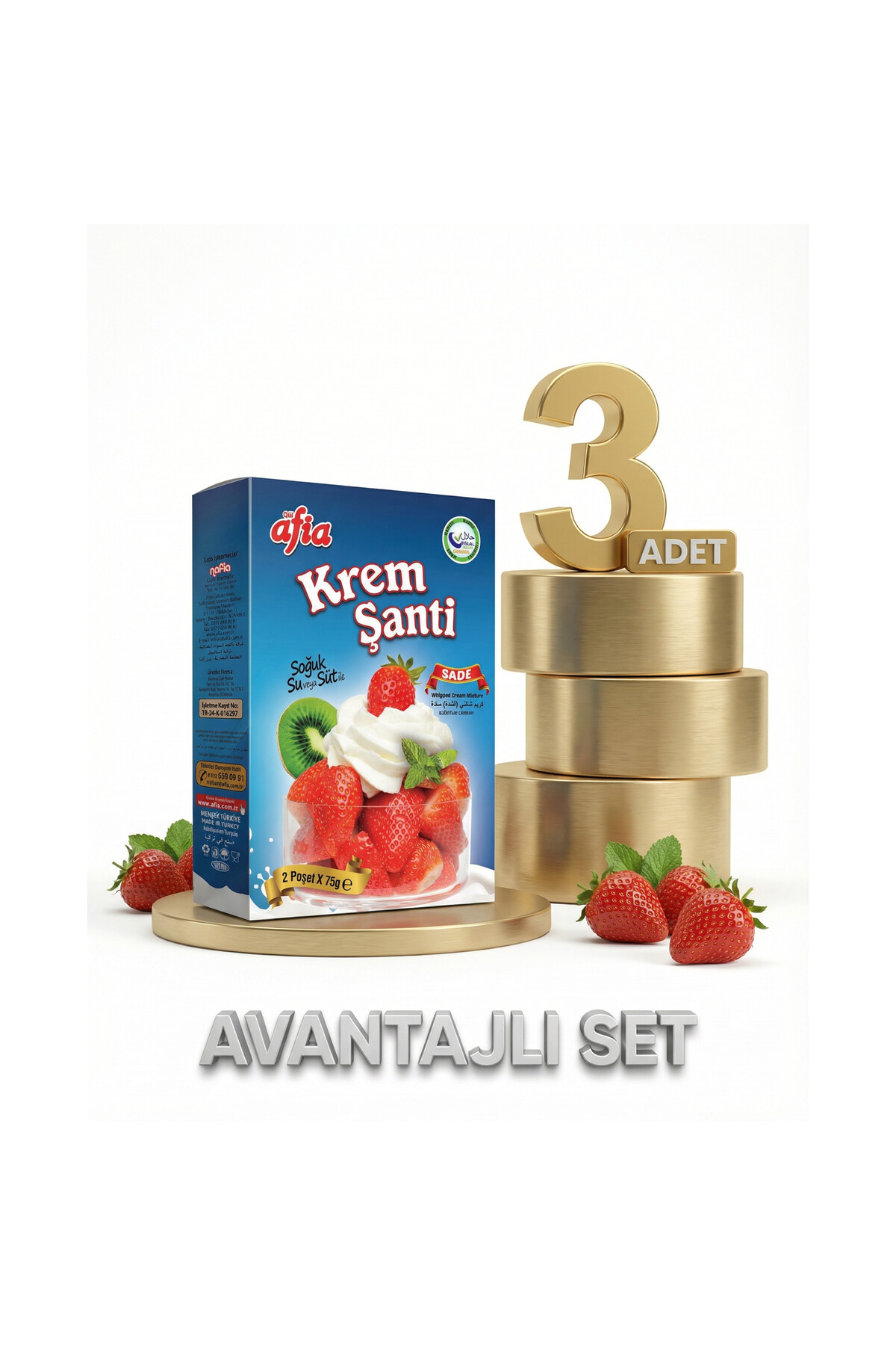 Afia Sade Krem Şanti 3x150 Gr - Fiyatı, Yorumları