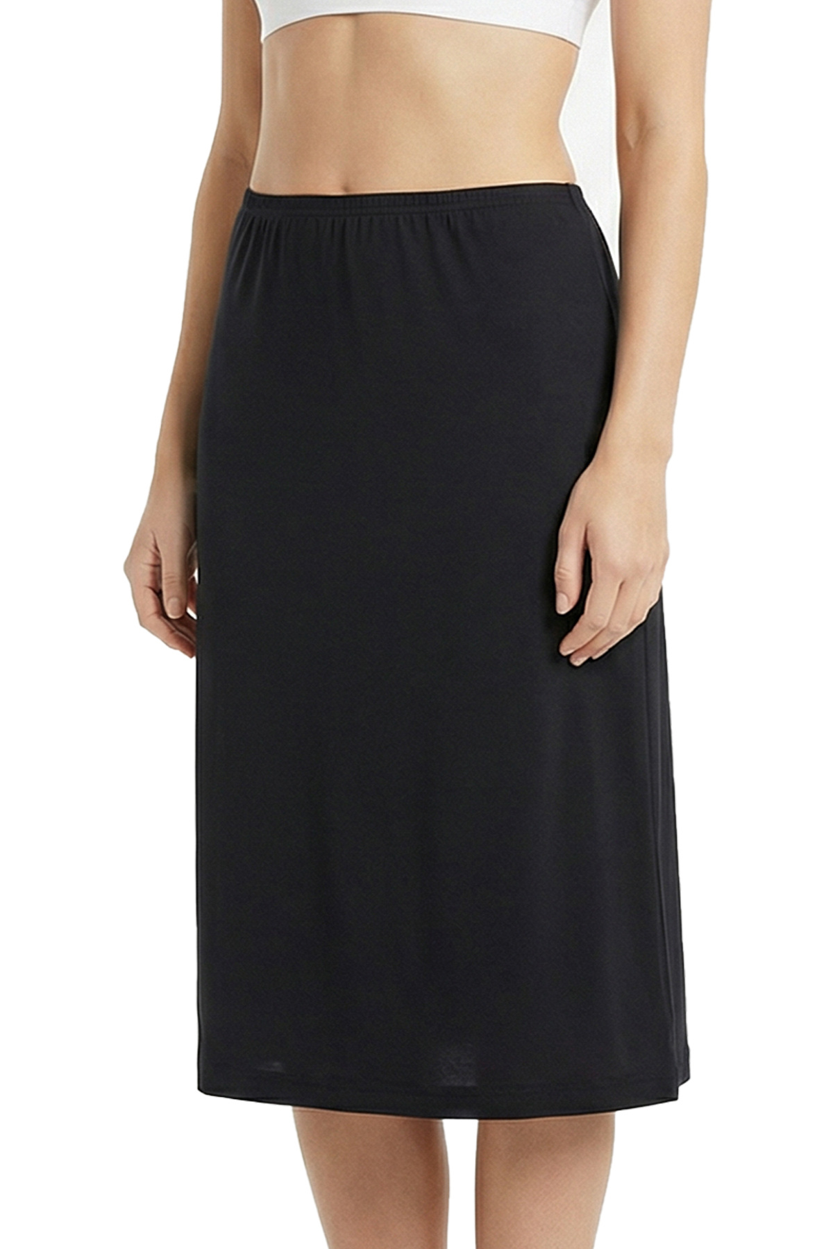 Women's Viscose Comfortable Lining Petticoat Combination Under Knee (Flexible)