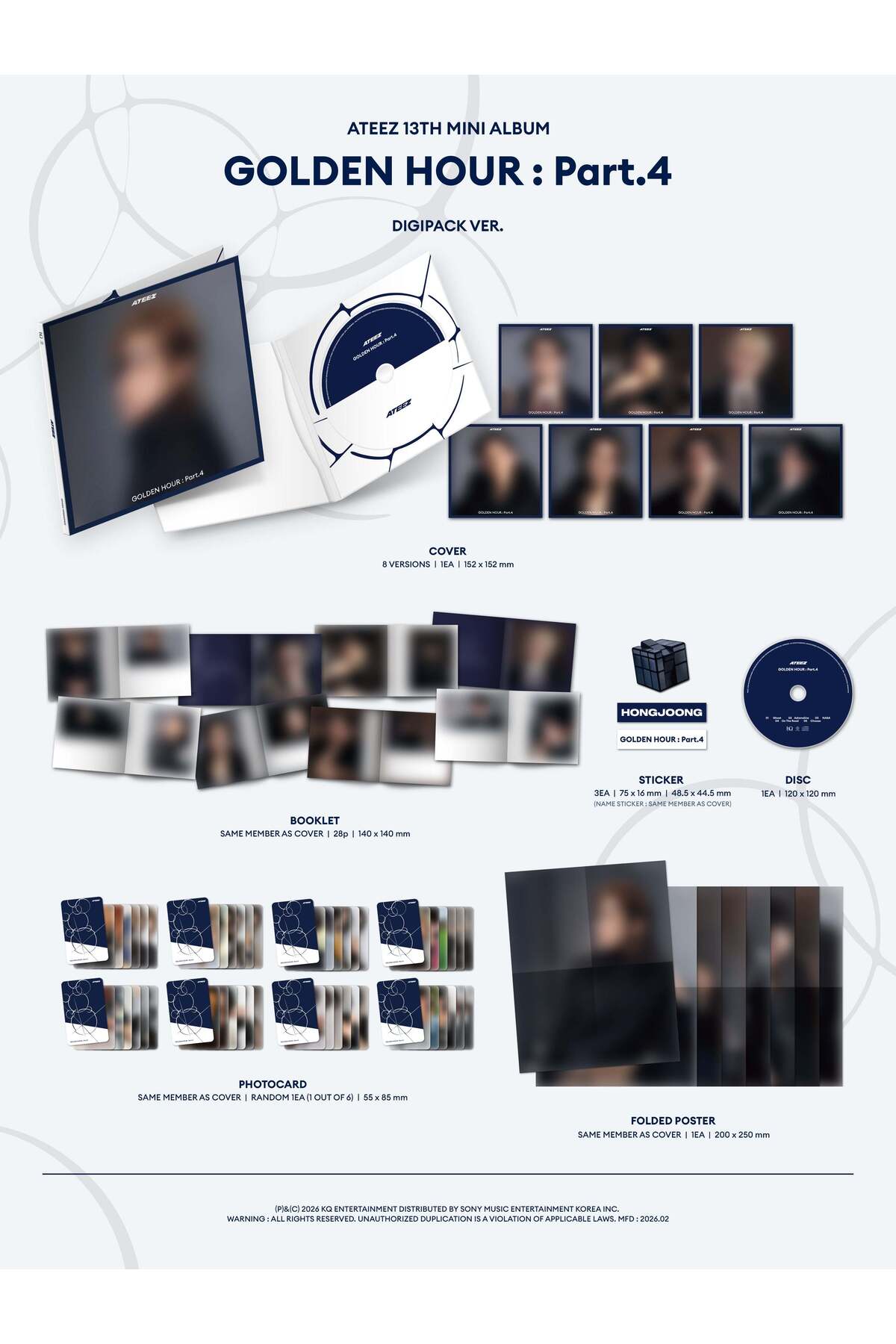 ATEEZ GOLDEN HOUR:Part.4 CD 3形態 セット未開封 GOLDEN HOUR Part.4 新品未開封 3形態セット - メルカリ
