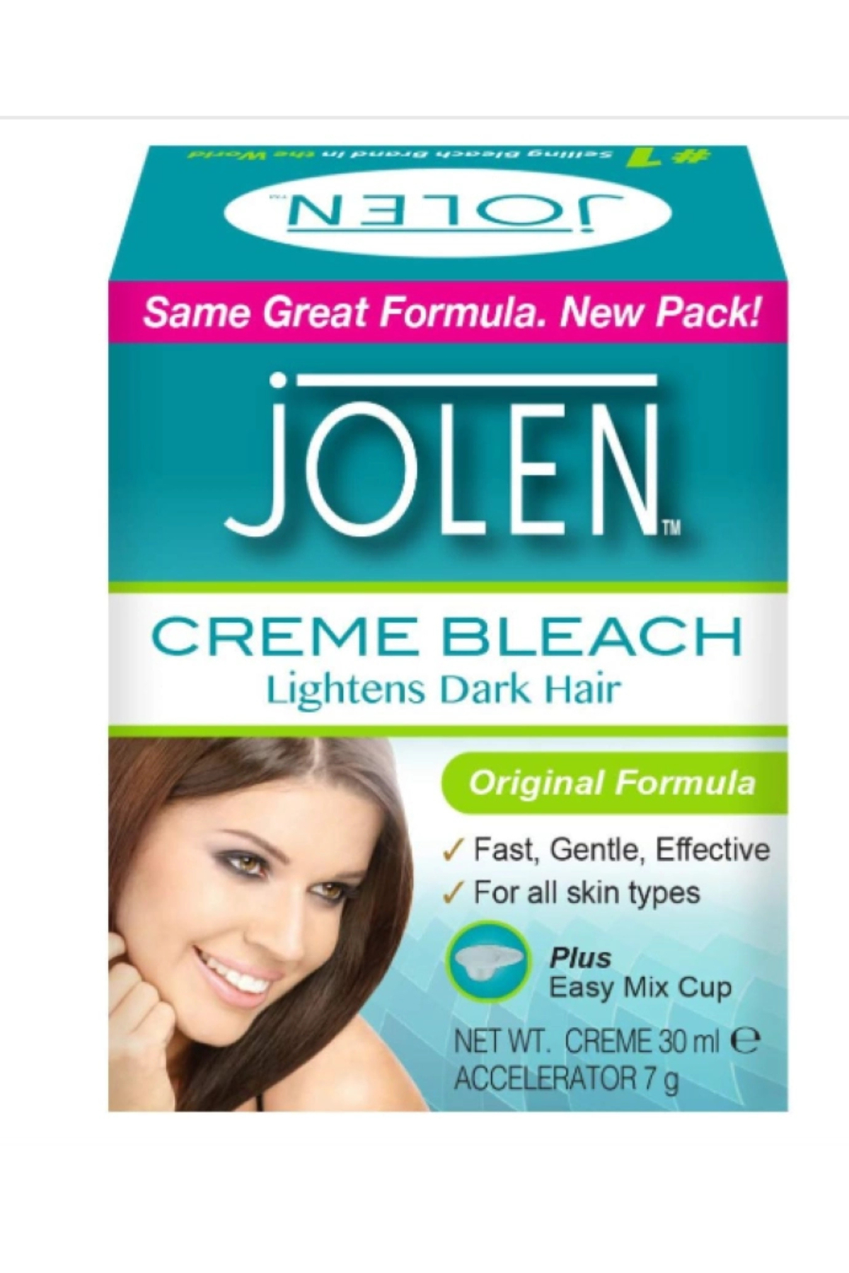 jOLEN Creme Bleach Lightens Dark Hair Original Formula Tüy Sarartıcı Krem 30 ml — P5068S1558