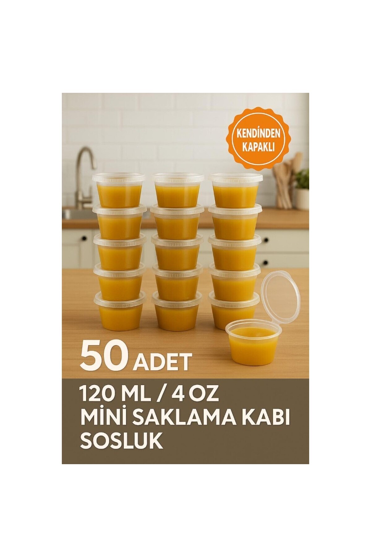 AyrStore 50 Adet 120 ml Saklama Kabı – 4 oz Kemik Suyu, İlik Suyu, Anne Sütü, Sos ve Püre Sa fotoğrafı 5 (önizleme)