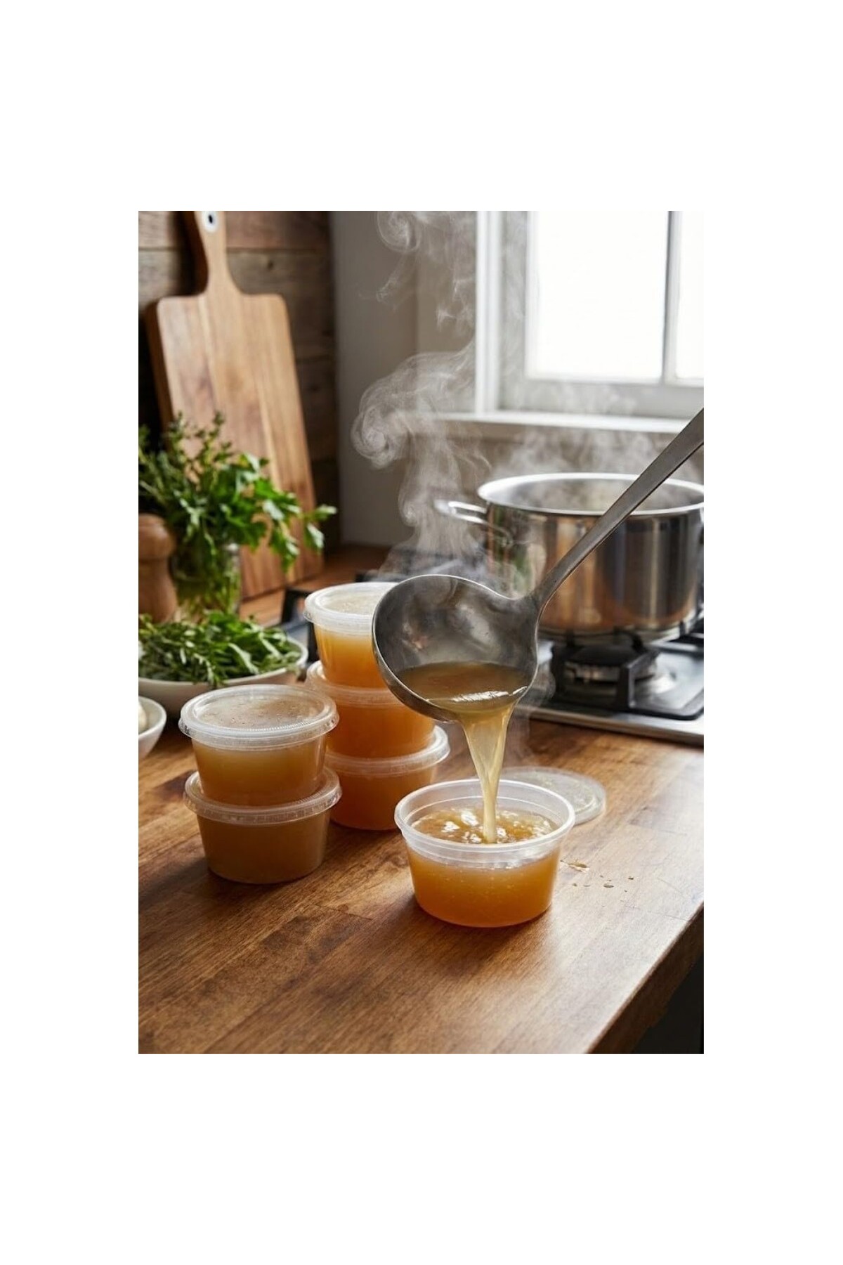 AyrStore 50 Adet 120 ml Saklama Kabı – 4 oz Kemik Suyu, İlik Suyu, Anne Sütü, Sos ve Püre Sa fotoğrafı 4 (önizleme)