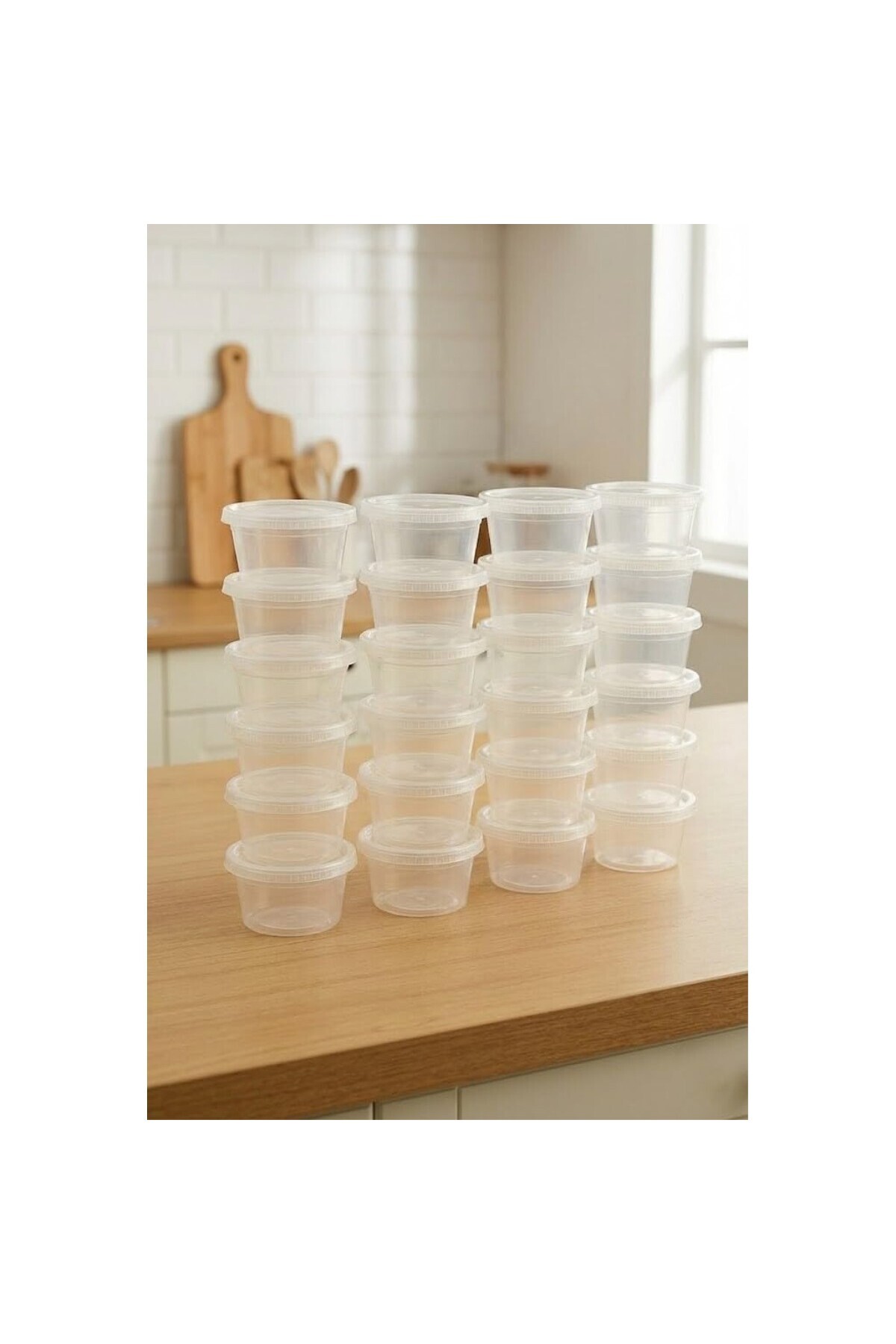 AyrStore 50 Adet 120 ml Saklama Kabı – 4 oz Kemik Suyu, İlik Suyu, Anne Sütü, Sos ve Püre Sa fotoğrafı 2 (önizleme)