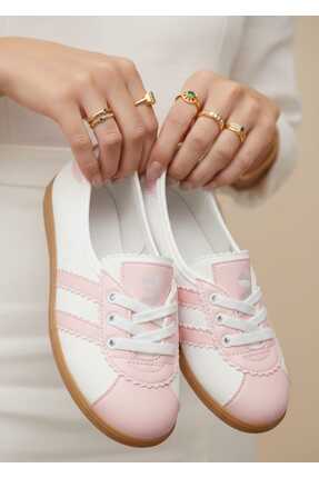 Klay Shoes Kadın Günlük Retro Spor Ayakkabı Şık Rahat Babet