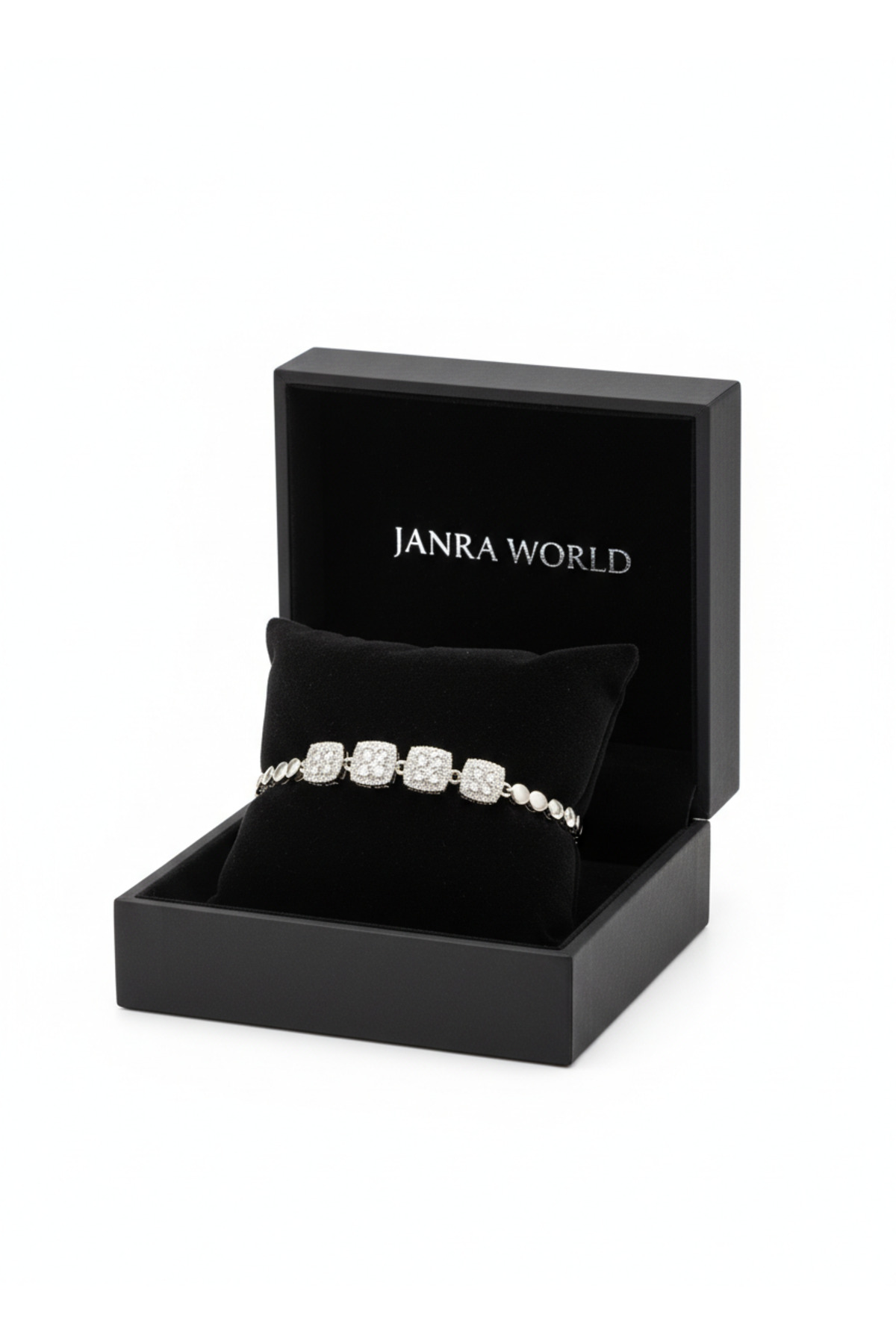 Zircon Rhinestone Evening Bracelet – Wedding Engagement Henna Invitation Special Day Gift Gift Boxed