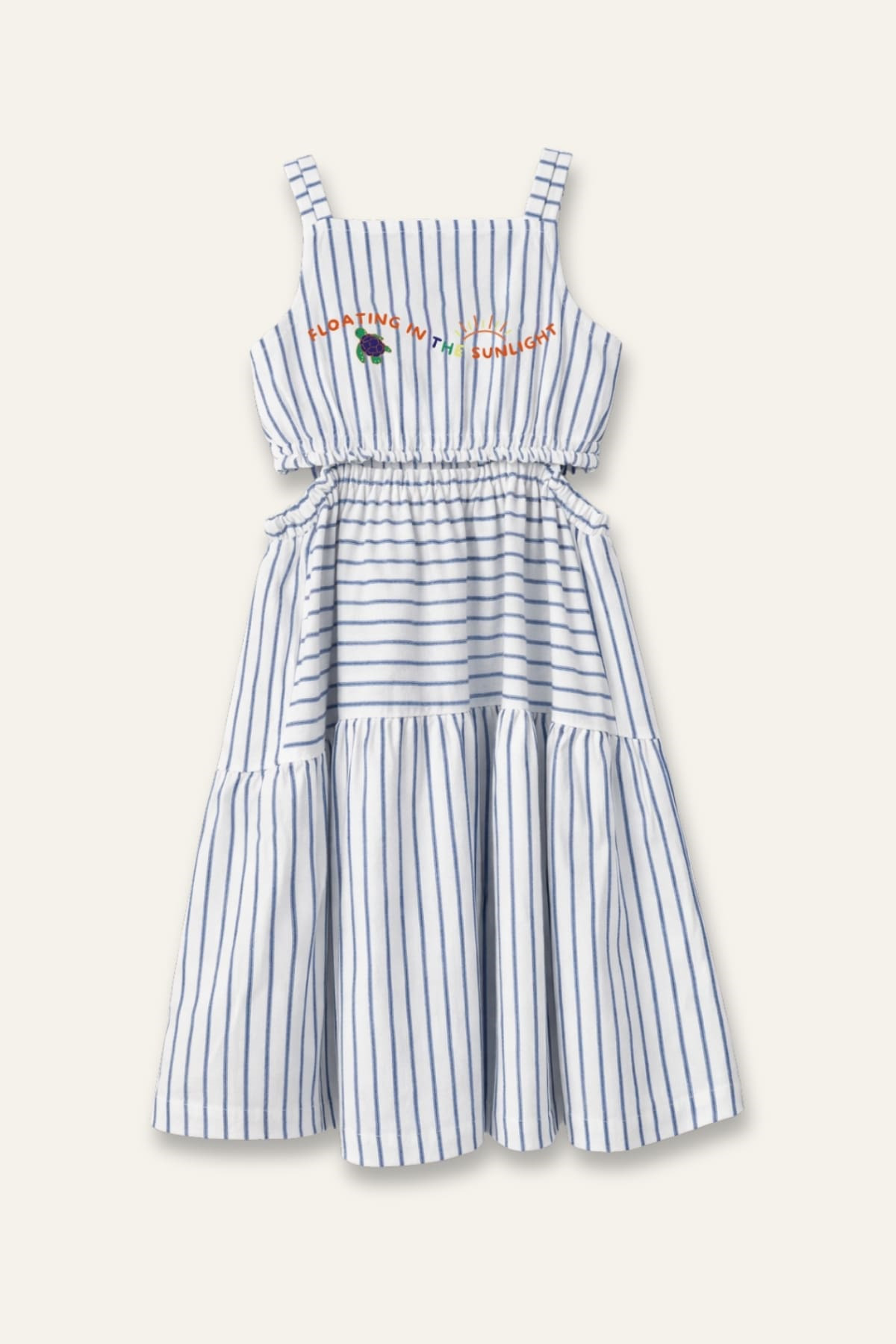 universal thread blue striped dress Dusty Blue Long Backless Bridesmaid Gown with Tulle Sash – loveangeldress