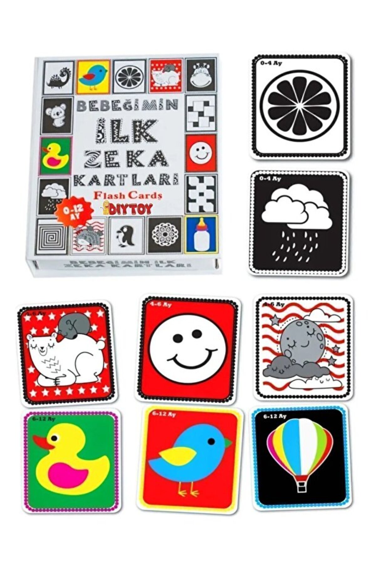 TREND Bebeğimin İlk Zeka Kartları Flash Kart Seti – Eğitici Öğretici Erken Gelişim Kartları fotoğrafı 5 (önizleme)