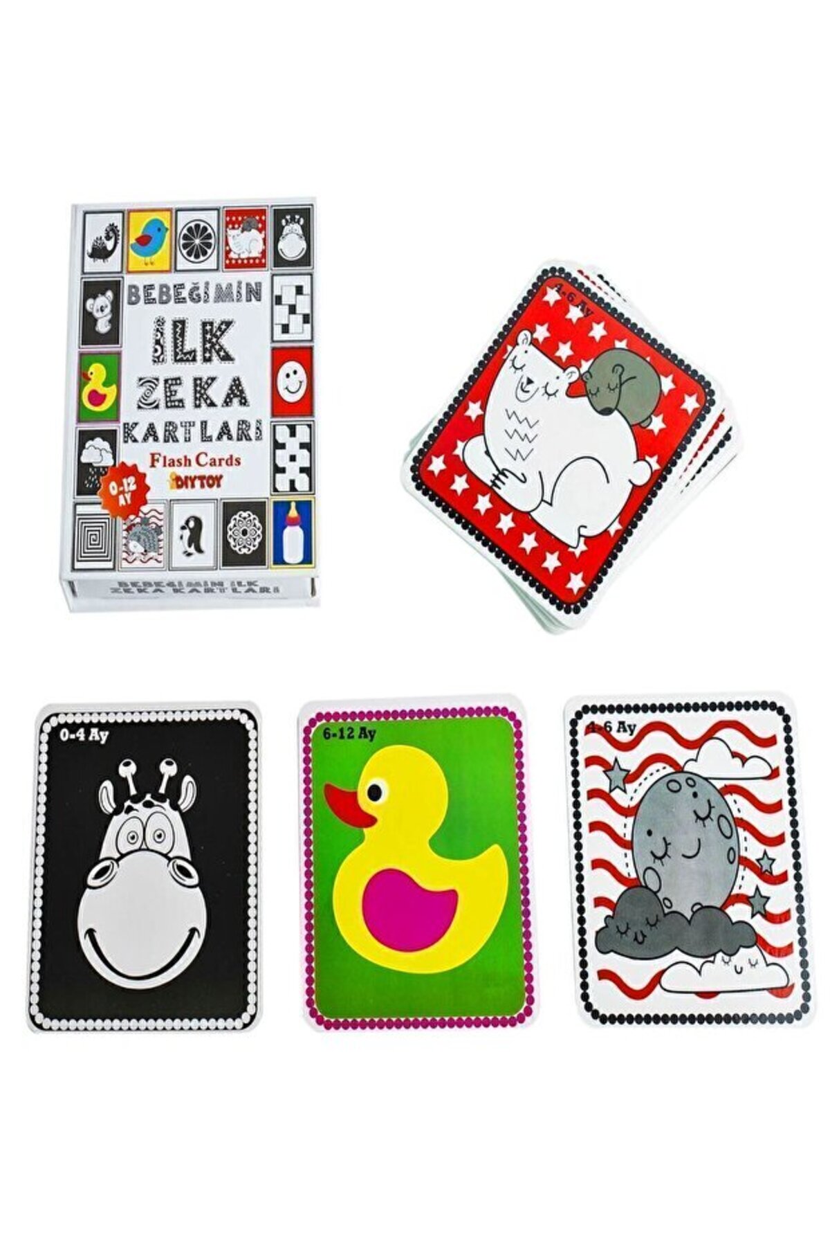 TREND Bebeğimin İlk Zeka Kartları Flash Kart Seti – Eğitici Öğretici Erken Gelişim Kartları fotoğrafı 4 (önizleme)