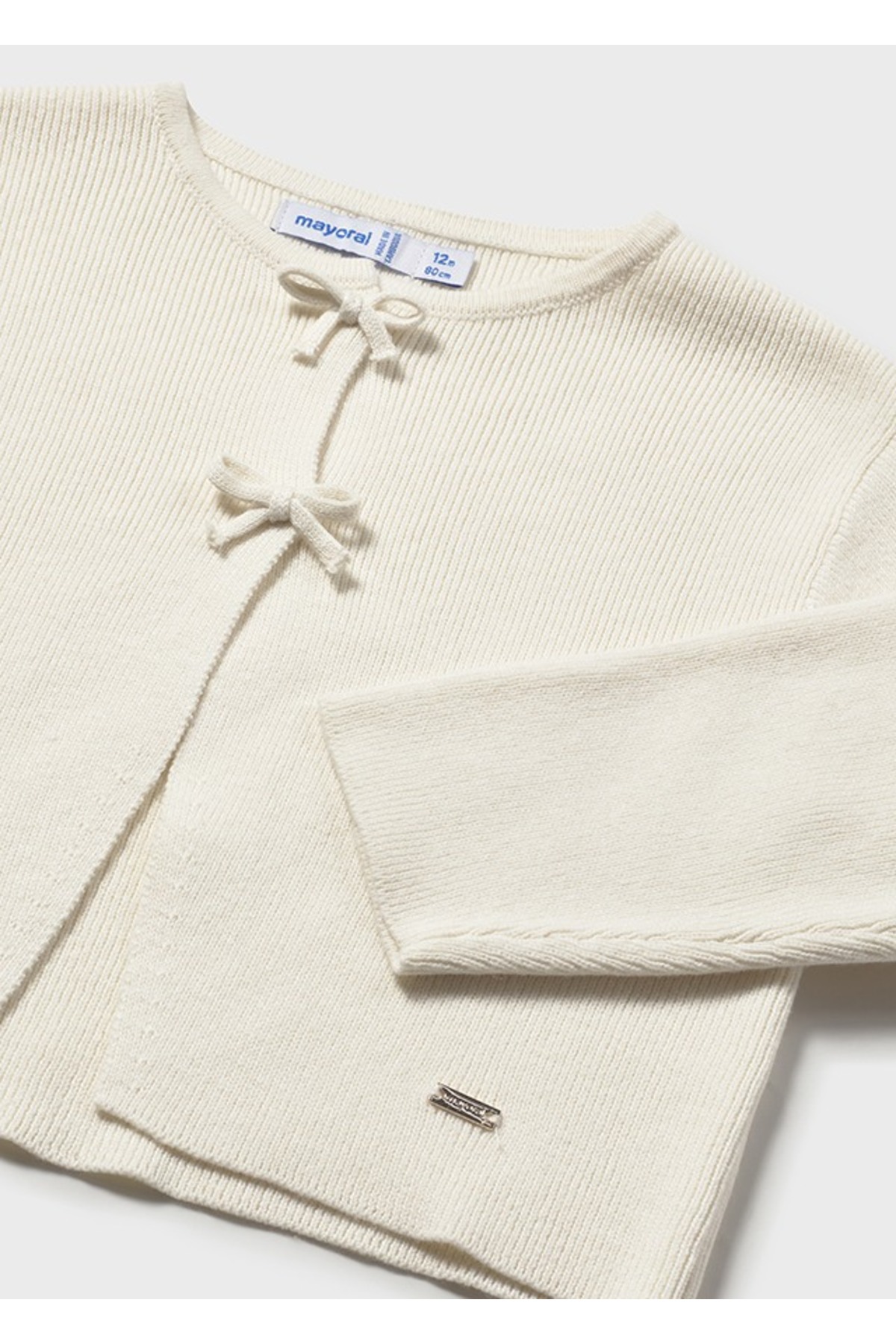 Mayoral Kız Bebek Fiyonklu Örme Hırka 1307 fotoğrafı 3 (önizleme)