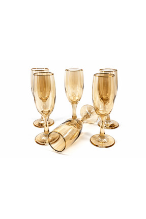 DECORS CENTER Lav Bal rengi 6 adet kahve yanı bardağı