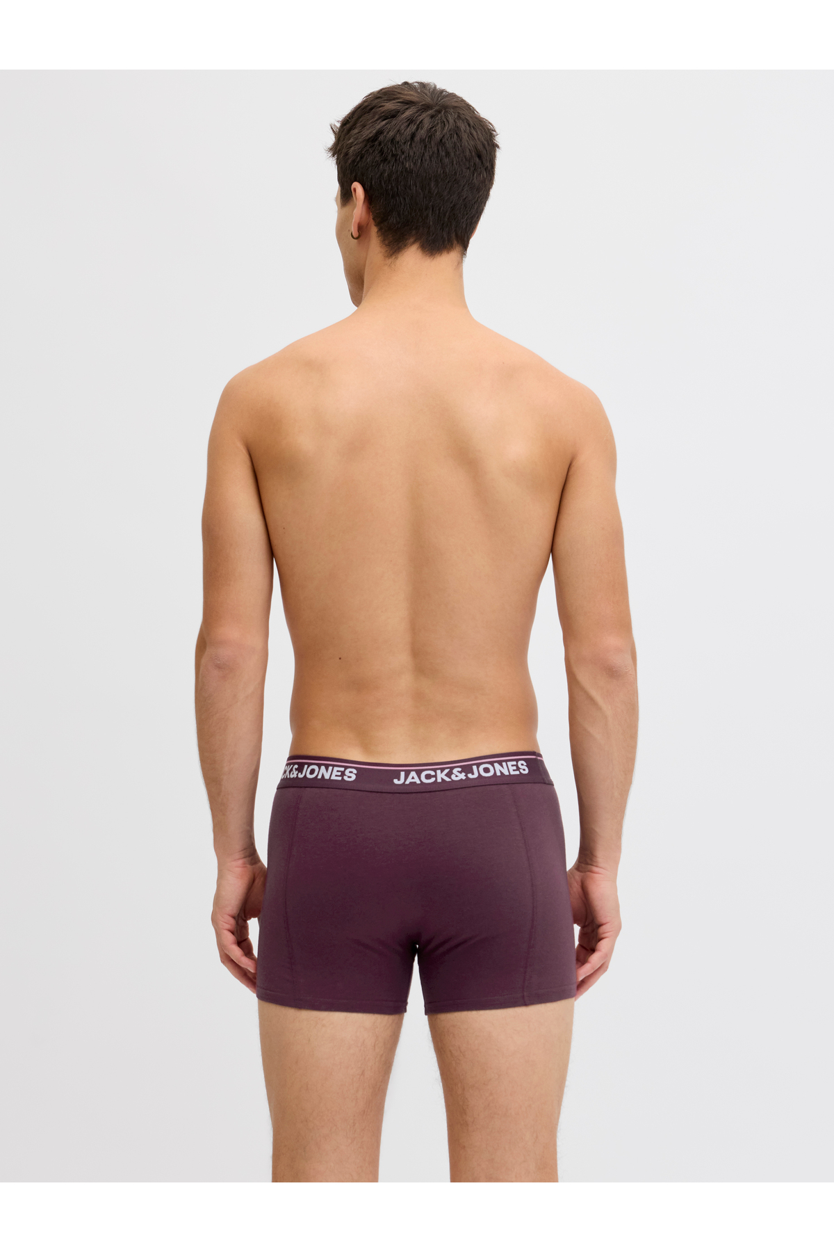 Jack & Jones Jack Jones Jactımothy Solıd Trunks 3 Pack Erkek Siyah Boxer 12291495-02 görsel 4