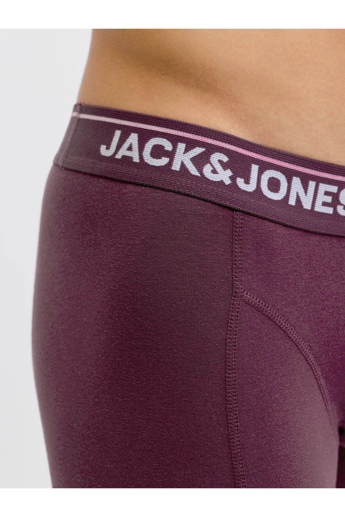 Jack & Jones Jack Jones Jactımothy Solıd Trunks 3 Pack Erkek Siyah Boxer 12291495-02 görsel 3