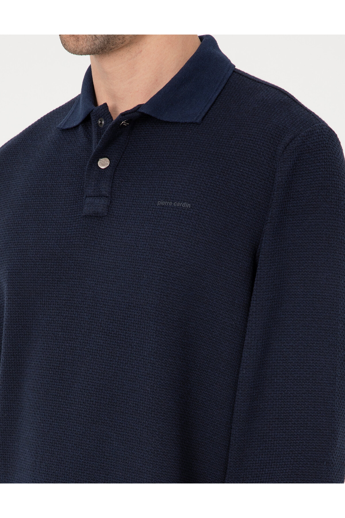 Pierre Cardin Lacivert Regular Fit Sweatshirt 50311657-VR033 görsel 7