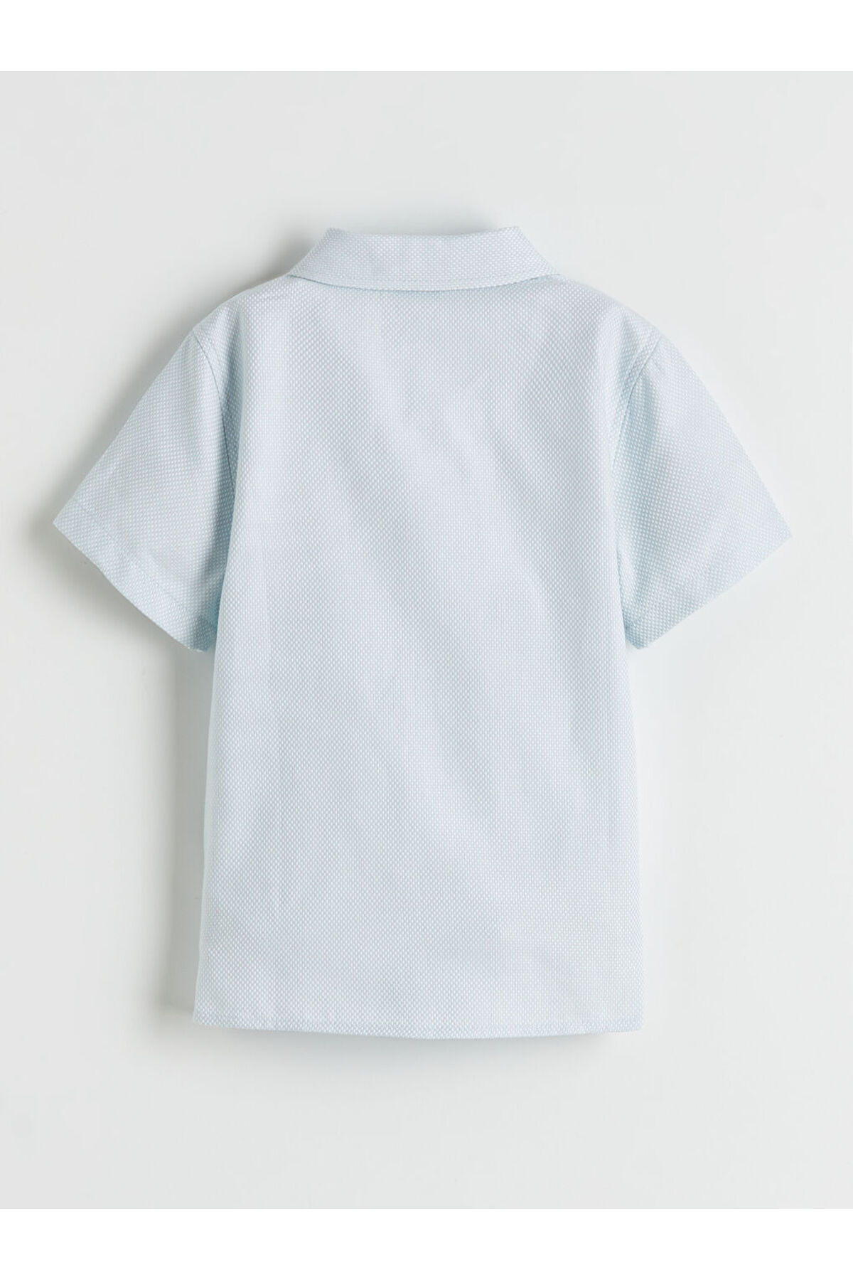 LC Waikiki Mavi Dokulu Erkek Çocuk Gömlek fotoğrafı 2 (önizleme)