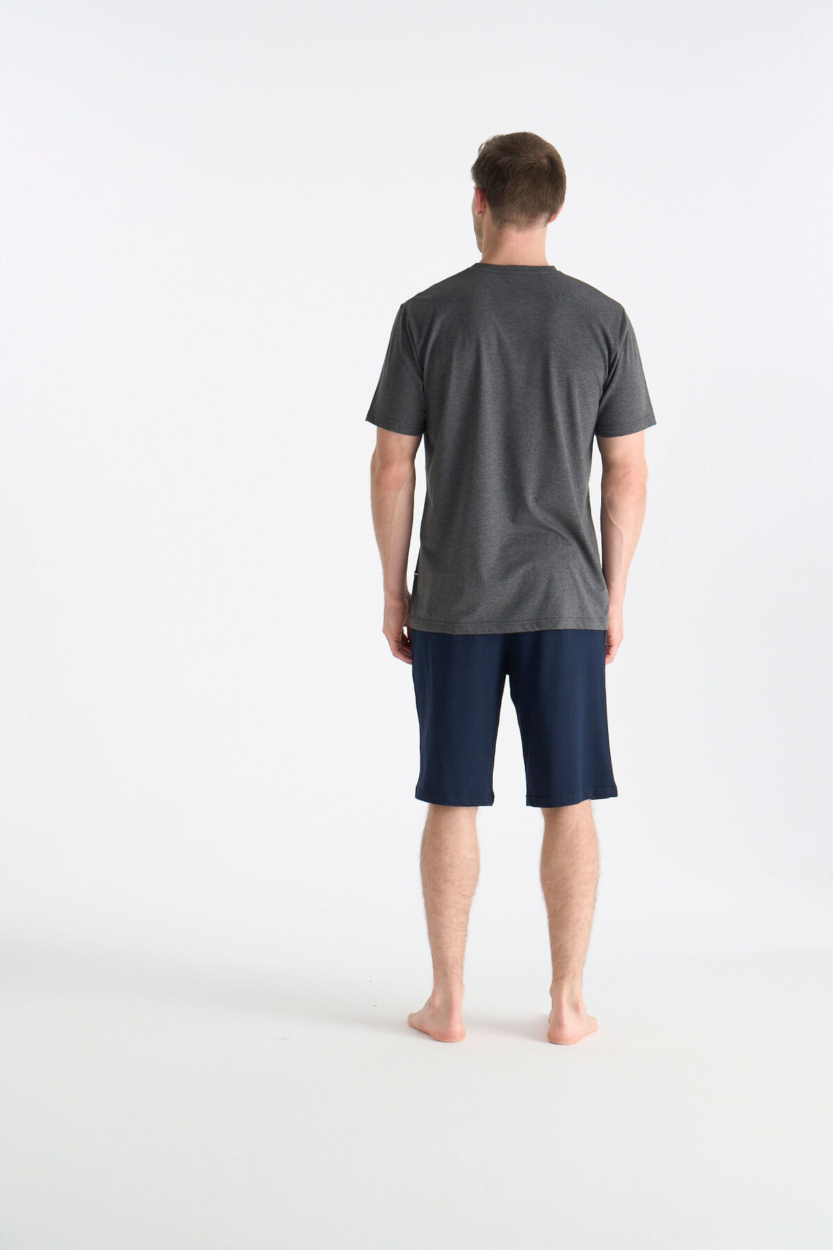 ست پیژامه و لباس خواب مردانه یقه گرد | یو اس پولو U.S. Polo Assn. 19-tway-006 TR - تصویر 3