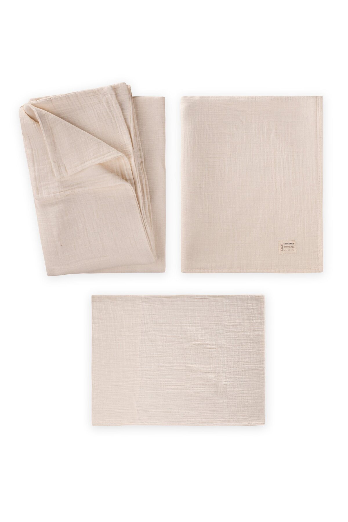 Cigit Keseli Müslin Nevresim Takımı 100X135 cm +/ - 3cm Çarşaf 120X150 Yastık 35X45 cm Ham fotoğrafı 2 (önizleme)