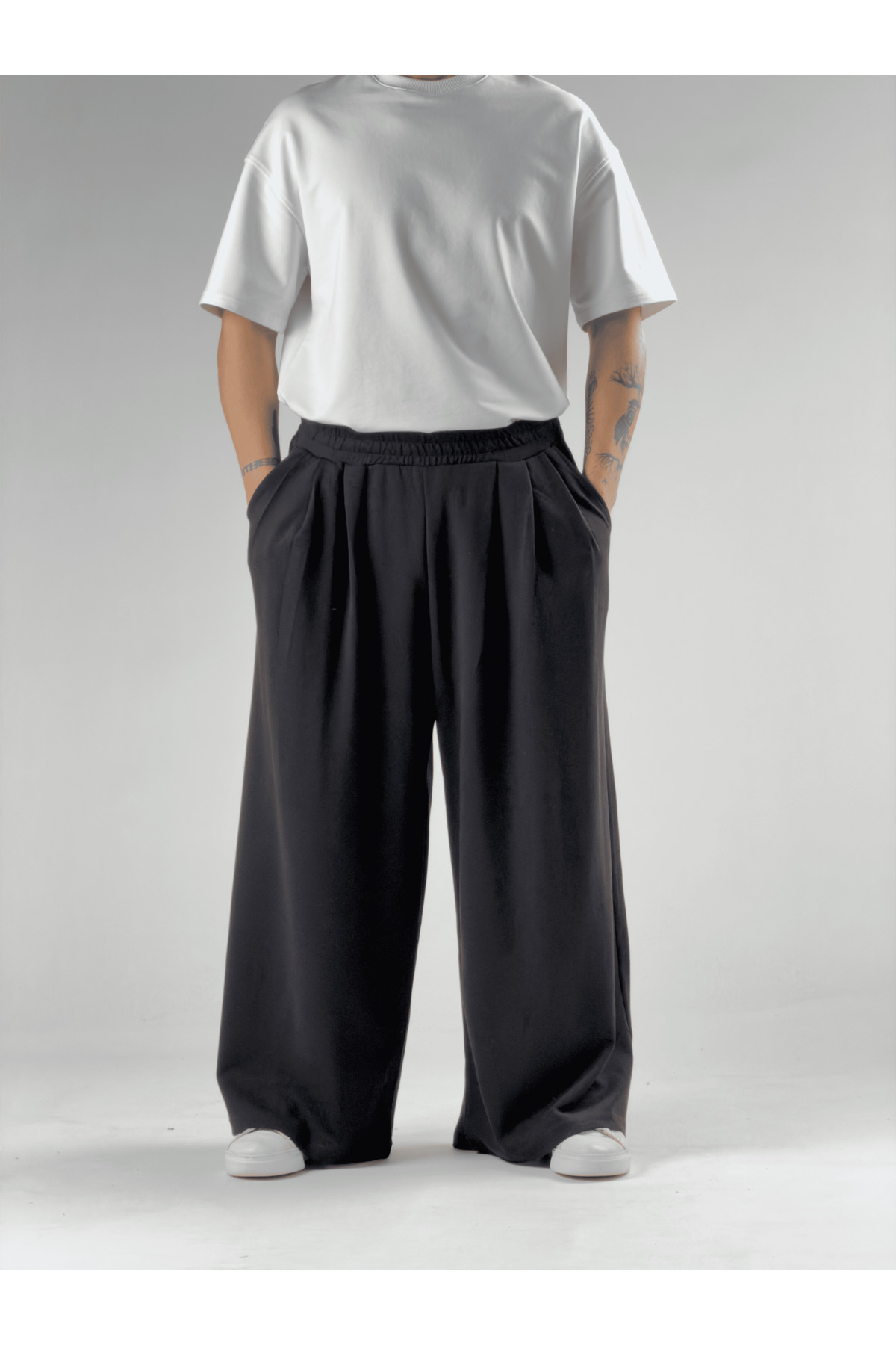 COCOPELLI  Oversize Samurai Siyah Erkek Pantolon COC2904 - Görsel 2