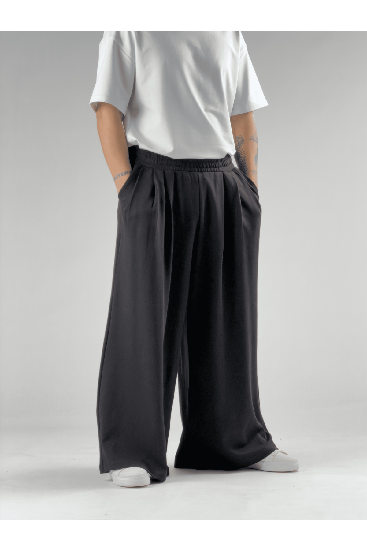 COCOPELLI  Oversize Samurai Siyah Erkek Pantolon COC2904 - Görsel 4