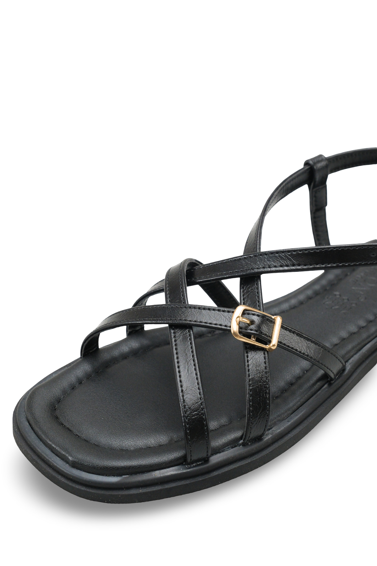 Riccon  Kadın Sandalet 00121002 Siyah Rustik - Görsel 2