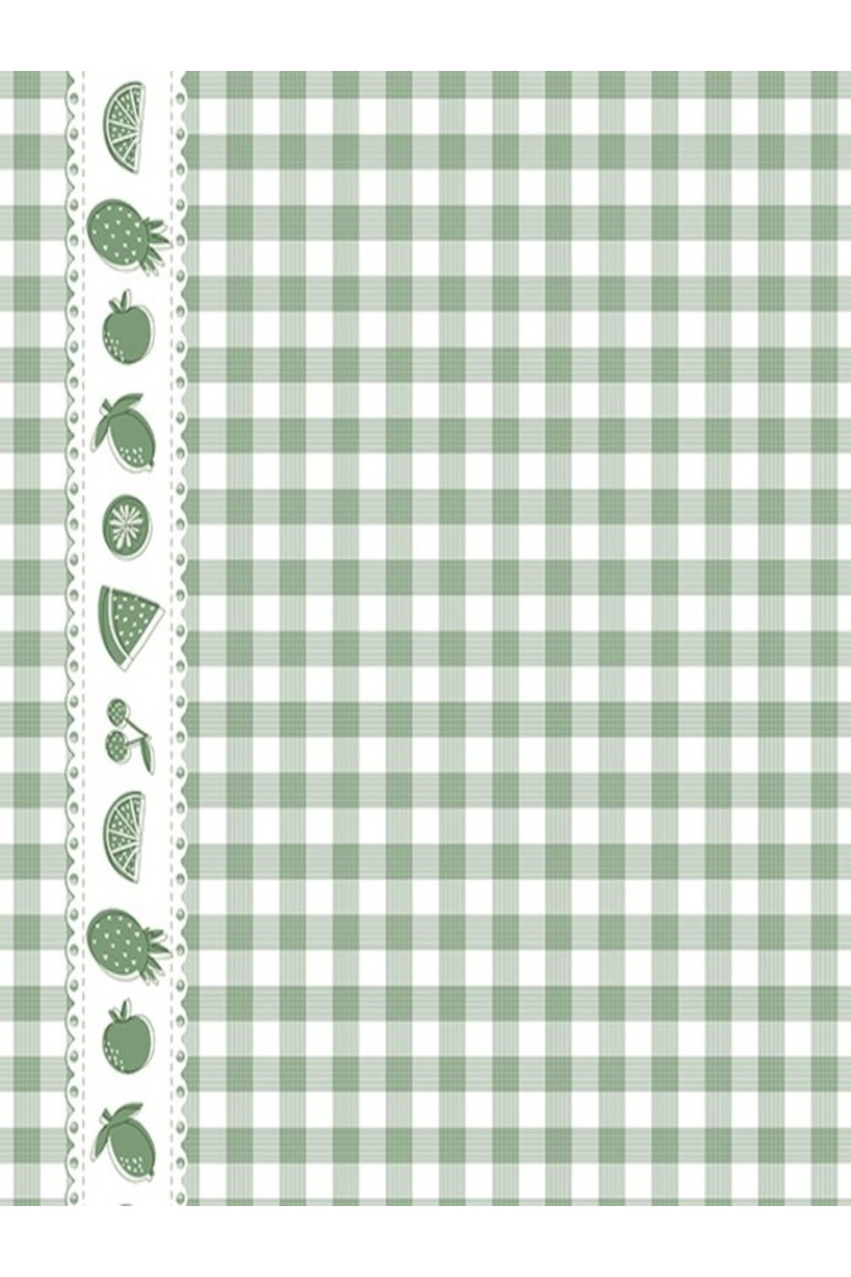 New Pattern Lined Wipeable Hygienic Square Plaid Pattern Linoleum Pvc Tablecloth