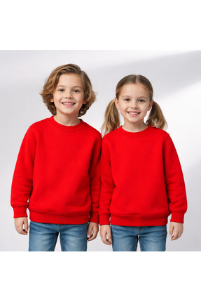 Efendioğlu Design Unisex Çocuk Sweatshirt Lacivert & Kırmızı & Pembe & Mavi B...