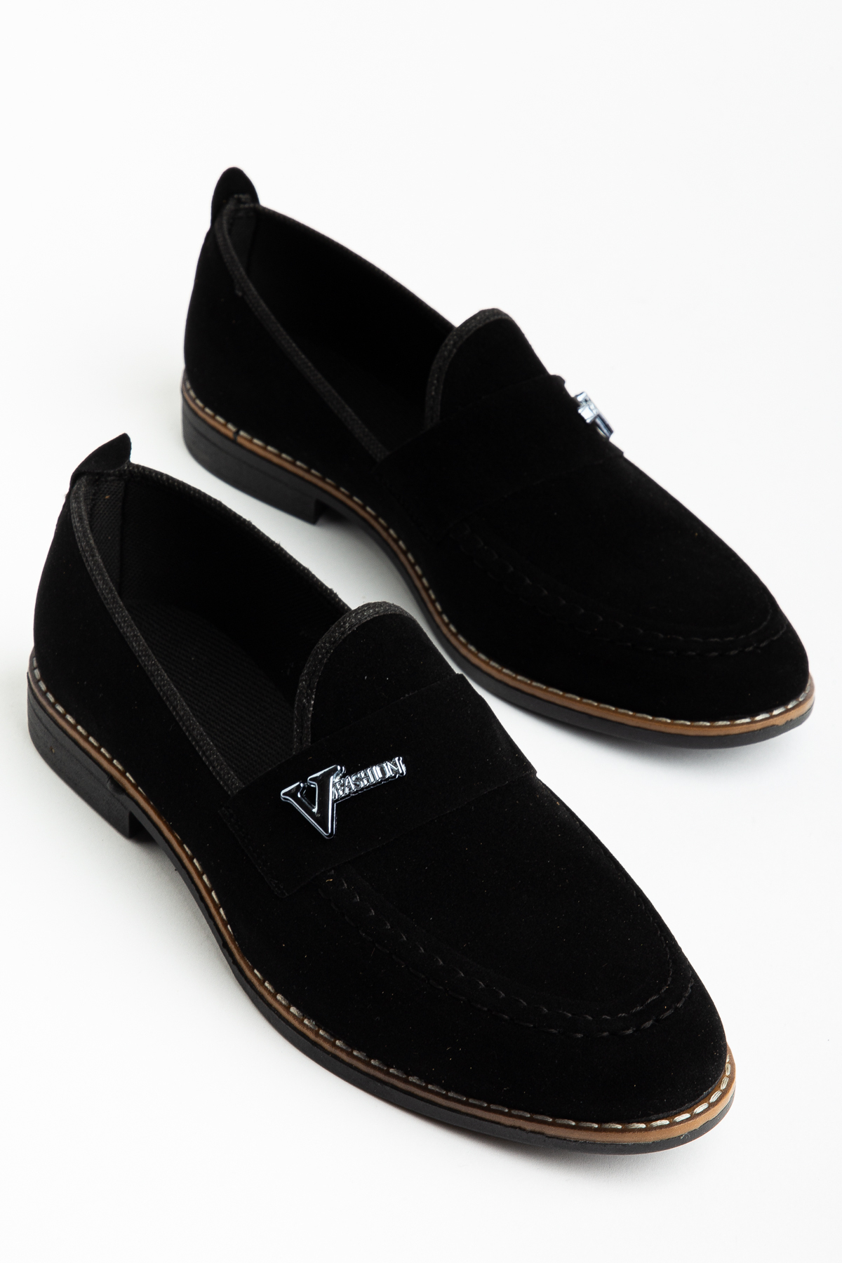 CALVORO  Corcik V Tokalı süet Erkek Babet Yazlık Ayakkabı - Görsel 4