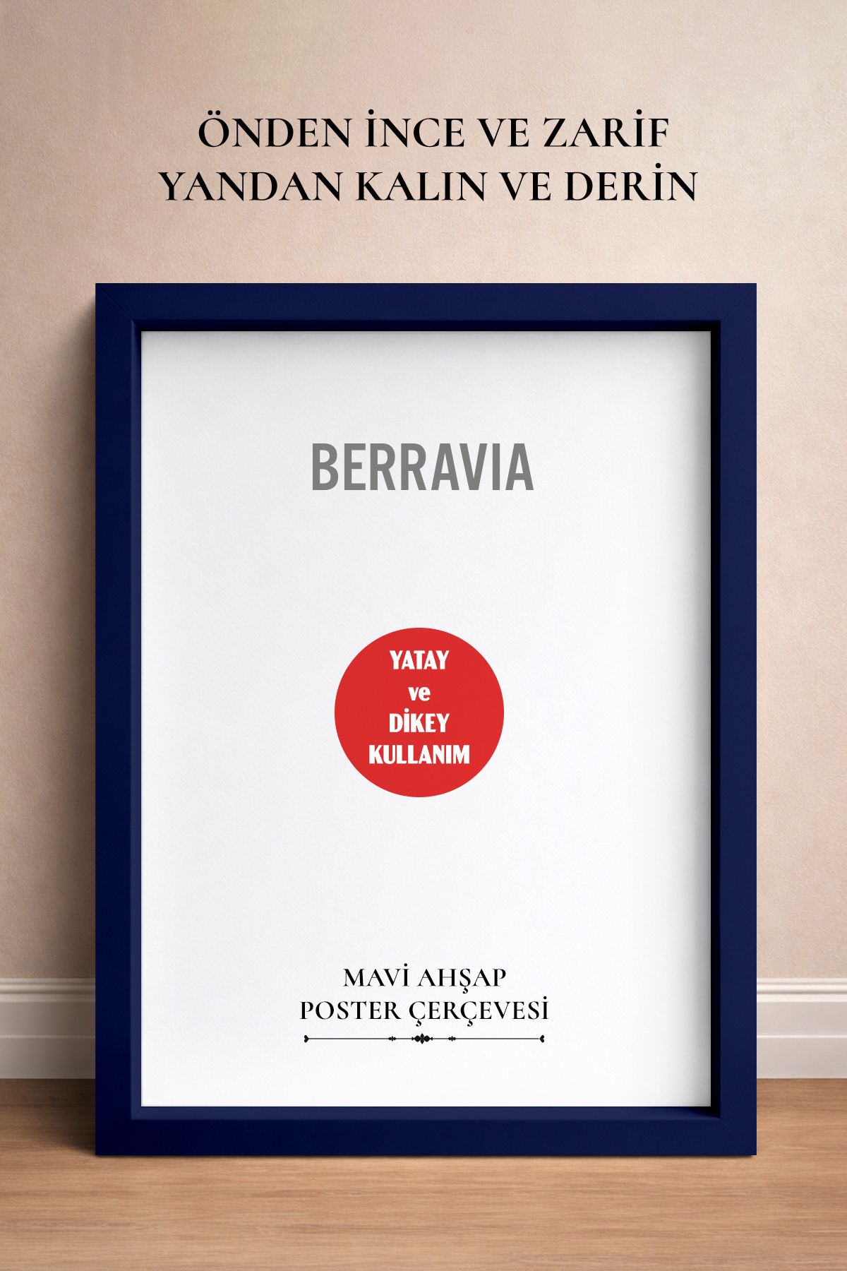Thick Natural Wood Frame Poster Frame, Blank Frame, Thick Frame WOOD-THICK
