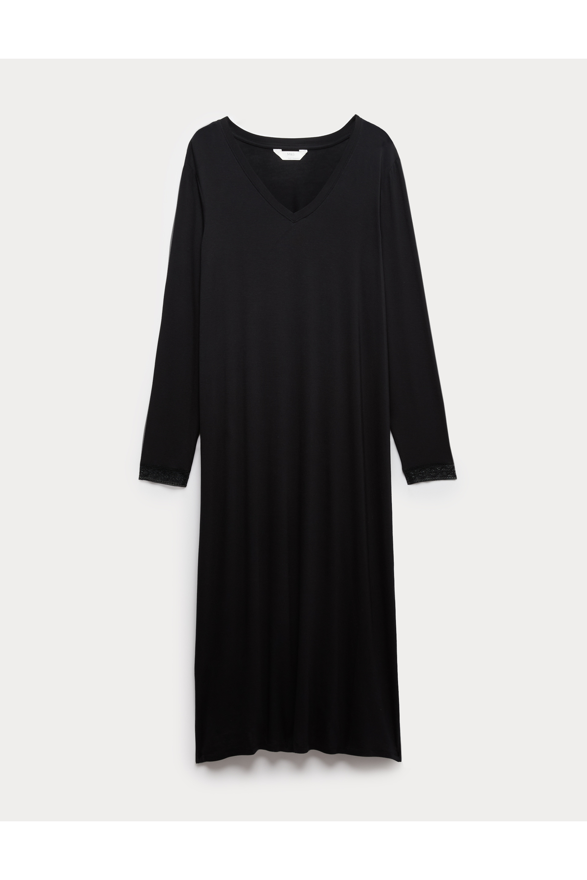 Marks & Spencer Dantel Detaylı Uzun Gecelik