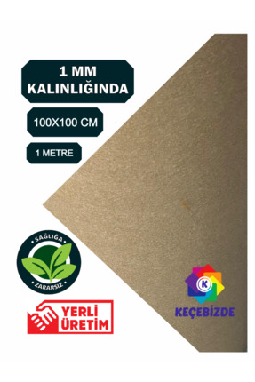 KeçeBizde KEÇE 1 MM KALINLIĞINDA 1 METRE CAPPİCİNO RENGİ