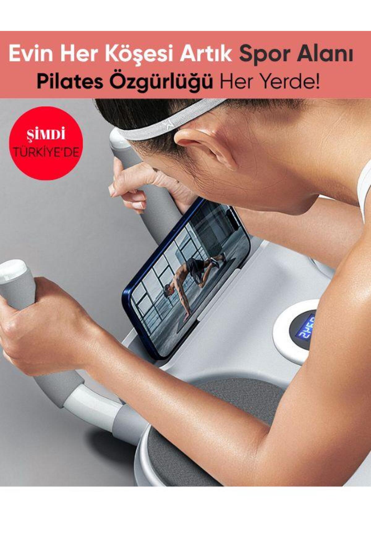 Multifunctional Pilates & Fitness Exerciser | Resistance Band Crunches & Push-Ups Platform