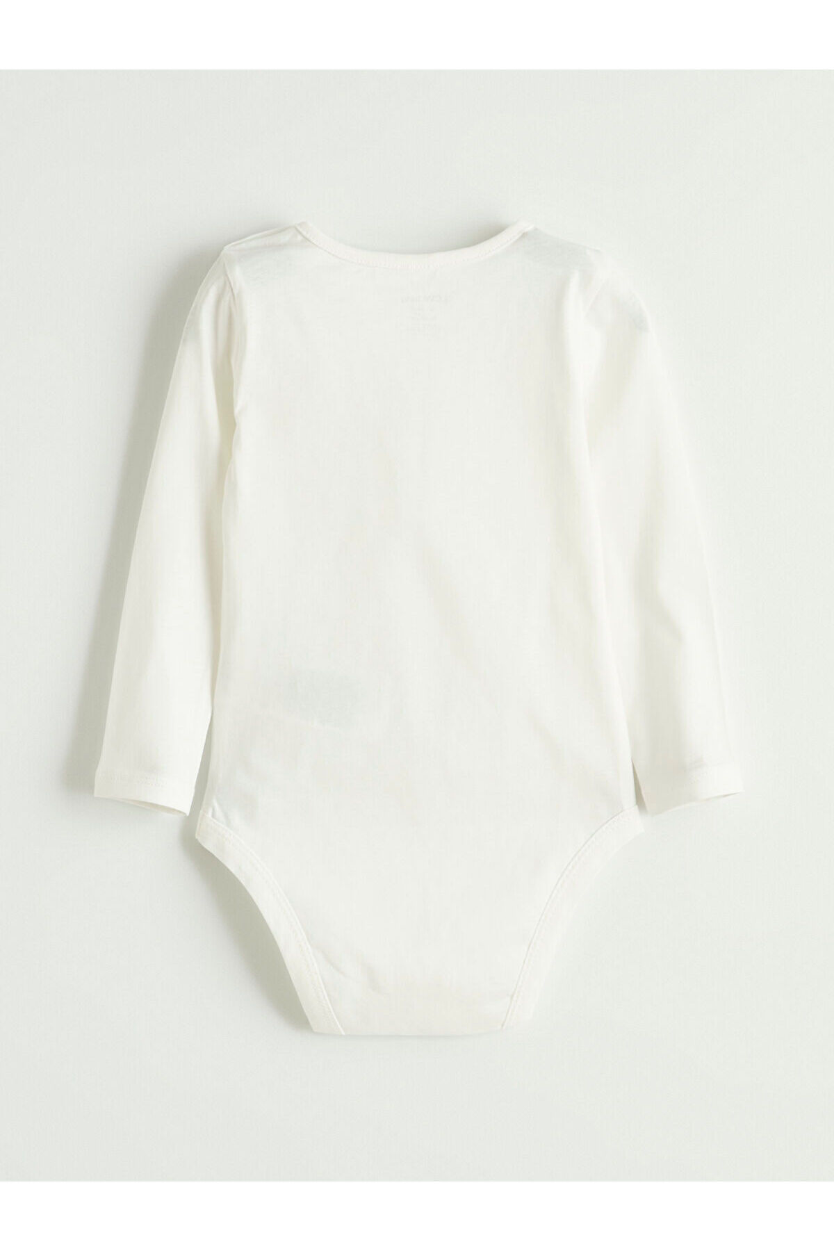 LC Waikiki Nevaa Collection Ekru Kalp Baskılı Kız Bebek Çıtçıtlı Body ve Tayt fotoğrafı 4 (önizleme)